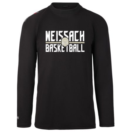 Weissach Basketball Longsleeve schwarz