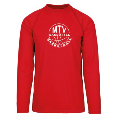 MTV Wasbüttel Basketball Longsleeve rot