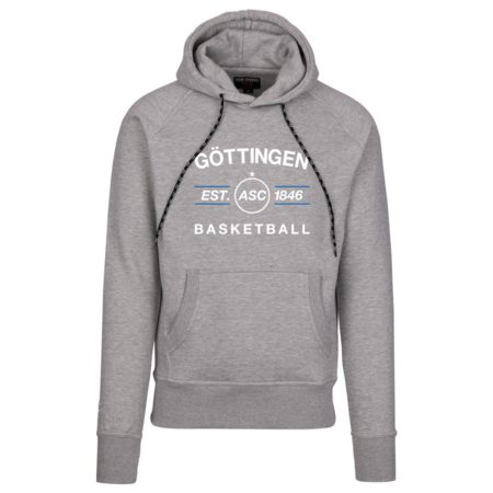 ASC Göttingen EST 1846 Basketball Kapuzensweater grau