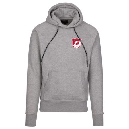 TB Lengede Kapuzensweater grau Front