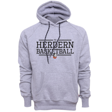 Herdern Basketball Hoody Kapuzensweater grau