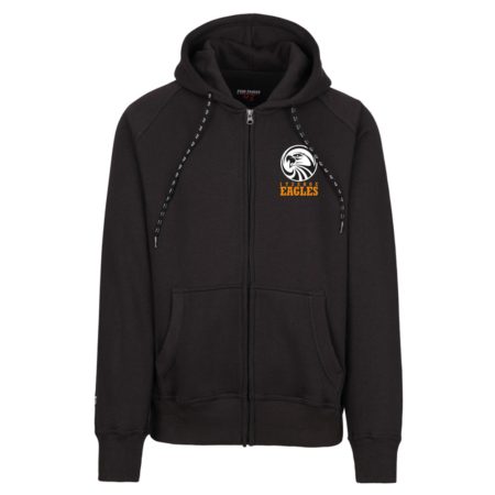 AIE Kapuzenjacke Zip-Hoody schwarz