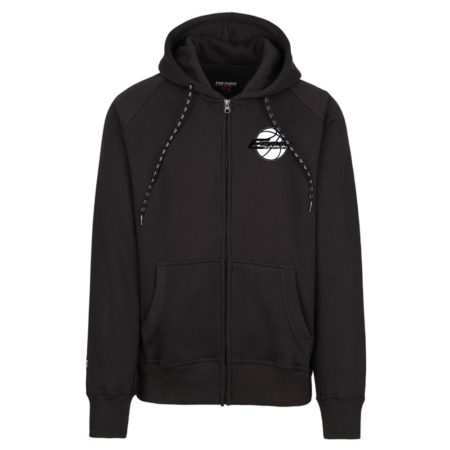 Emmen Basket Zip-Hoody schwarz