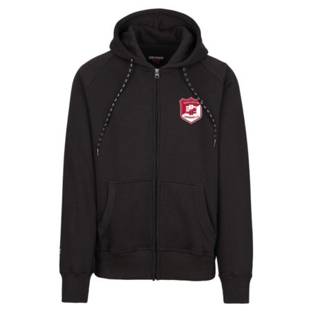 TB Lengede Kapuzenjacke Zip-Hoody schwarz Front