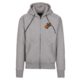 Bären Kapuzenjacke Zip-Hoody grau