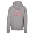 TB Lengede Kapuzenjacke Zip-Hoody grau Back