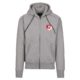 TB Lengede Kapuzenjacke Zip-Hoody grau Front