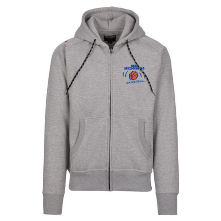 UBBC Kapuzenjacke Zip-Hoody grau