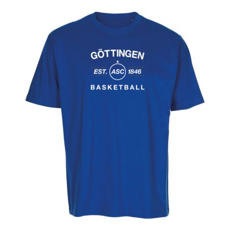 ASC Göttingen EST 1846 Basketball T-Shirt royalblau