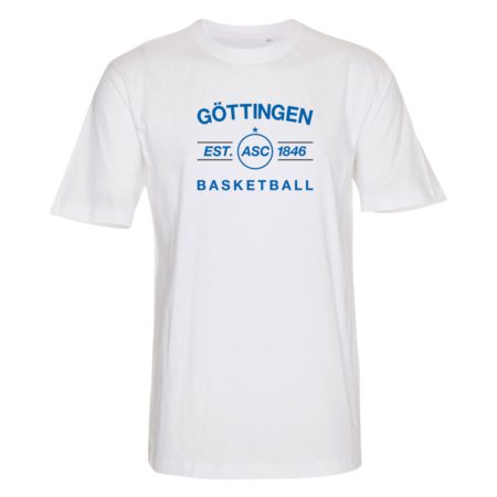 ASC Göttingen EST 1846 Basketball T-Shirt weiß