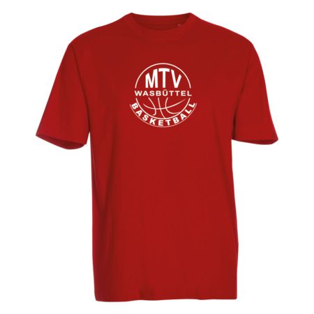 MTV Wasbüttel Basketball T-Shirt rot