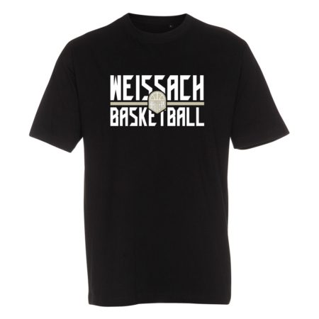 Weissach Basketball T-Shirt schwarz