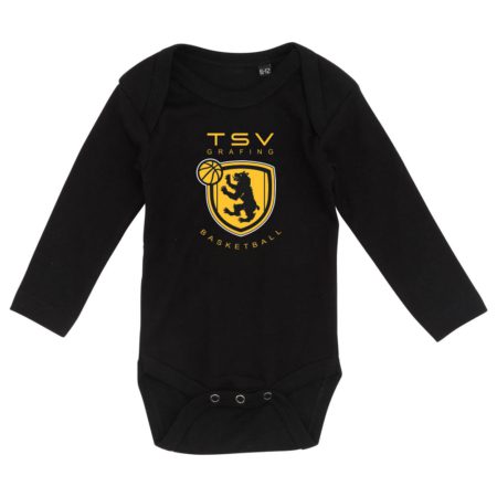 TSV Grafing Basketball Langarm Baby Body LS schwarz