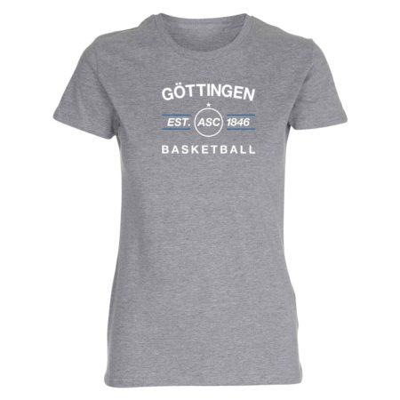 ASC Göttingen EST 1846 Basketball Lady Fitted Shirt grau