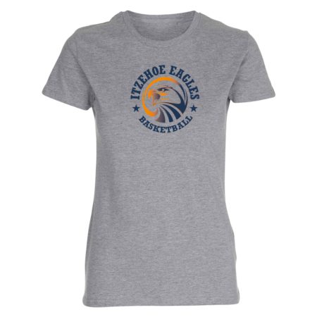 Itzehoe Eagles Basketball Lady Fitted Shirt grau