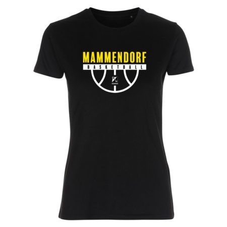 MAMMENDORF BASKETBALL Round Lady Fitted Shirt schwarz