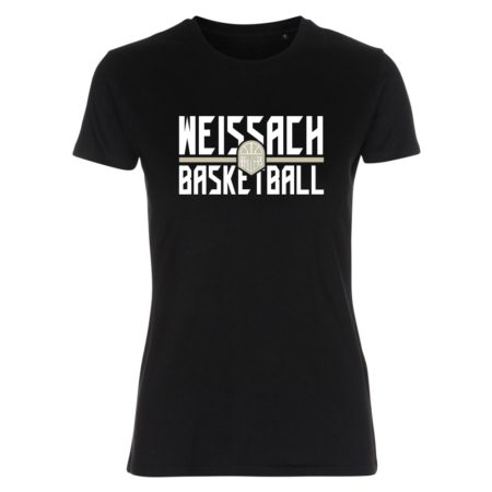 Weissach Basketball Lady Fitted Shirt schwarz