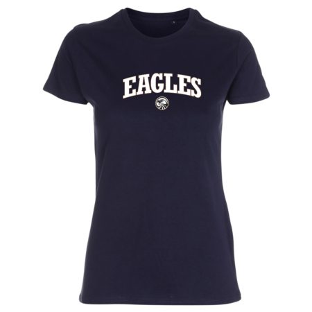 eagles university Lady Fitted Shirt navy