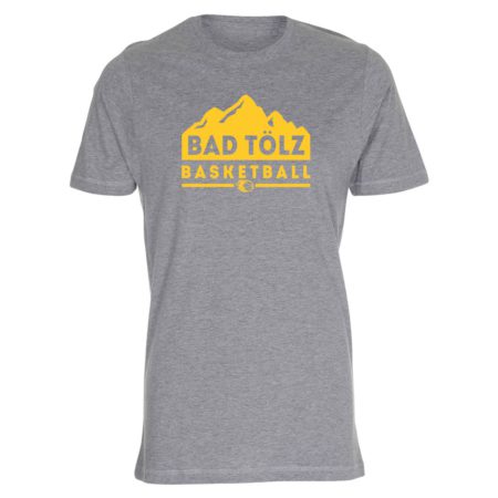 Bad Tölz Basketball Berge T-Shirt grau
