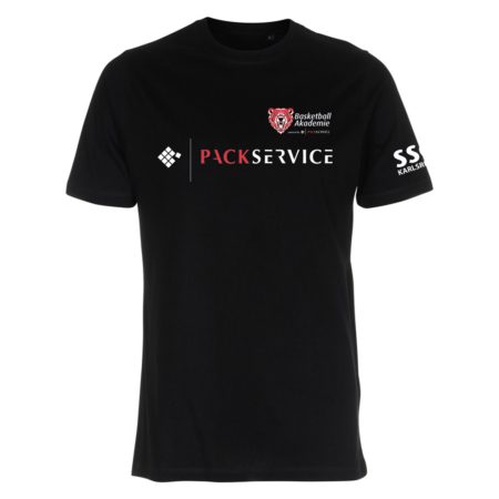 Grizzlies Basketballakademie Packservice T-Shirt schwarz