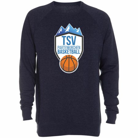 TSV Partenkirchen Basketball Crewneck Sweater blau meliert