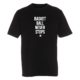 Basketball Never Stops T-Shirt schwarz