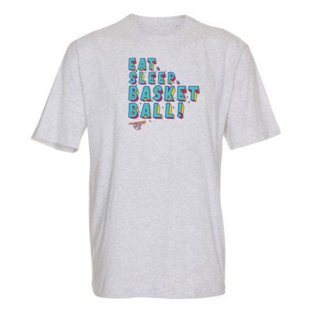 Eat Sleep Basketball T-Shirt ash