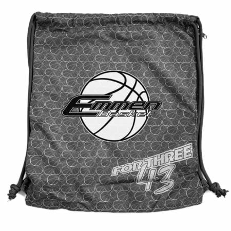 Emmen Basket Turnbeutel Gymsac dunkelgrau mit Seitentasche