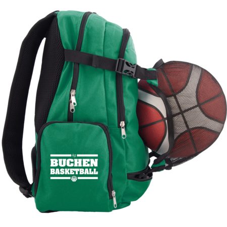 Buchen Basketball Rucksack dunkelgrün